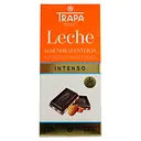Шоколад Trapa Intenso молочний з цільним мигдалем 175 г