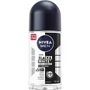 Антиперспірант NIVEA MEN Чорне та Біле невидимий: класичний кульковий 50 мл