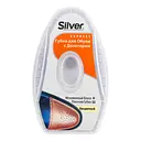 Губка-блеск для обуви Silver з дозатором силикона, натуральная, 6 мл