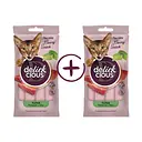 Ласощі для котів Delickcious тунець, алое (1+1) 120 г