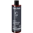 Шампунь-гель для душа Folk&Flora 2 в 1 укрепляющий мужской 400 мл 