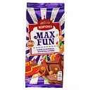 Уцінка. Шоколад молочний Корона Max Fun Карамель, мармелад і печиво 150 г (918395)
