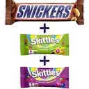 Набор: батончик Snickers с арахисом 50 г +драже Skittles Кисломикс 38 г (132286) + драже Skittles Лесные ягоды 38 г (788406)