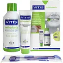 Набор Vitis Orthodontic Зубная паста 100 мл + Ополаскиватель 500 мл + Зубная щетка 