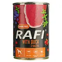 Вологий корм для собак Dolina Noteci Rafi паштет з качки з лохиною та журавлиною 400 г (DN254-304937)