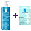 Набір La Roche-Posay Effaclar: Очищувальний гель-мус для жирної та проблемної шкіри 400 мл Гідроколоїдні мультифункціональні патчі Duo+ M Patch для захисту точкової дії 22 шт.