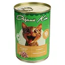 Вологий корм для котів Добрий Кіт шматочки з куркою в соусі 415 г