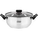 Каструля Bravo Chef, з кришкою та бакелітовими ручками, 20 см, 2,3 л (BC-2002-20)