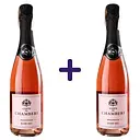 Вино ігристе Comte de Chamberi Rose рожеве сухе 10,5% 1.5 л (2 шт. х 0.75 л)