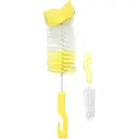 Ершик для мытья бутылочек и сосок Lindo с поролоном желтый (Рk 014-А жел)