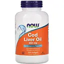 Риб'ячий жир з печінки тріски Now Foods Cod Liver Oil 650 мг 250 капсул (NOW-01742)