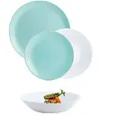 Сервіз Luminarc Diwali Light Turquoise & White 18 предметів (P5912)