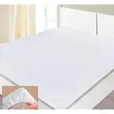 Наматрасник-чехол Ярослав бязь 200х160 см белый (15236)