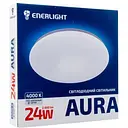 Cвітильник стельовий світлодіодний Enerlight Aura, 24Вт, 4000К, 350х50 мм (AURA24SMD80N)