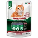 Влажный корм для стерилизованных кошек Morando Tradizioni Sterilized беззерновой кусочки в соусе с говядиной и овощами 85 г