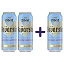 Пиво светлое Zibert Bavarske специальное пастеризованное з/б 5% (1.5 л 3 шт. х 0.5 л)