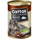 Влажный корм для кошек Cattos Печень, 415 г