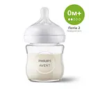 Стеклянная бутылочка для кормления Philips AVENT Natural Естественный поток, 120 мл (SCY930/01)