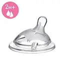 Соска силиконовая Chicco Natural Feeling, средний поток, 2м+, 1 шт. (81023.10)