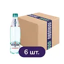 Упаковка минеральной воды Borjomi лечебно-столовая сильногазированная 0.5 л х 6 шт.