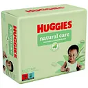 Набір вологі серветки Huggies Natural Care 224 шт. (4 уп. по 56 шт.)