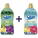 Набір Silan Aromatherapy: кондиціонер для білизни Дивовижні Джунглі 1.1 л + кондиціонер для білизни Райські Мальдіви 1.1 л