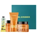 Подарунковий набір Mr.Scrubber Orange Care: Цукровий скраб 450 г + Крем-гель для тіла 150 мл + Гель для душа 100 мл + Крем для рук 30 г