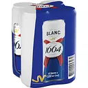 Пиво Kronenbourg 1664 Blanc with a hint of citrus світле 4.8% з/б 1.32 л (4 шт. х 0.33 л) (796876)