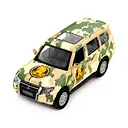 Автомодель TechnoDrive Шевроны Героев Mitsubishi Pajero 4WD Turbo 47 ОМБр (250361M)