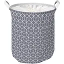 Кошик Idea Home LY-04 Prism 40х50 см сірий (LY-04 круг. ткан. з/кр Prism)