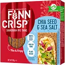 Хрустящие сухарики Finn Crisp тонкие цельнозерновые запеченные с чиа и морской солью 195 г