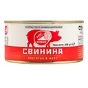 Свинина тушкована Наші ковбаси апетитна в желе 338 г