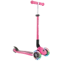 Самокат Globber Primo foldable lights, з колесами, що світяться, рожевий (432-110-2)