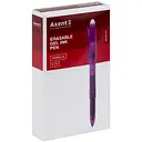 Набор гелевых ручек Axent Correct 3Х Пиши-стирай фиолетовый 12 шт. (AG1122-11-A)