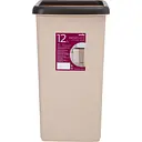 Відро для сміття MBM My Home 12 л бежеве (BIN-02 12L BEIGE)