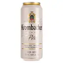 Уцінка. Пиво Krombacher Pils, світле, фільтроване, з/б, 4,8%, 0,5 л