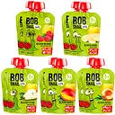 Набор фруктового пюре Bob Snail с разными вкусами 900 г (90 г x 10 шт.)