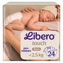 Підгузки Libero Touch Prema 0 (до 2.5 кг), 24 шт.