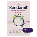 Молочная каша Kendamil с яблоком и черной смородиной 300 г (2 шт. х 150 г)