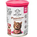 Влажный корм для взрослых кошек Pet Chef Кусочки в желе с говядиной 415 г