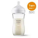 Стеклянная бутылочка для кормления Philips AVENT Natural Естественный поток, 240 мл (SCY933/01)