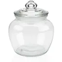Банка для зберігання скляна 1350 мл (218-3SW/PLAIN)