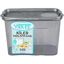 Контейнер для сыпучих продуктов Violet House 0552 Transparent Black 2 л черный (0552 Transparent Black)