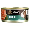 Вологий корм для цуценят всіх порід Savory Dog All breeds Puppy з куркою 100 г
