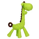 Прорізувач для зубів Lindo Жираф, зелений (LI 330 зел)