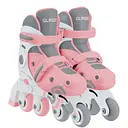 Роликові ковзани Globber Learning Skates 2 в 1 р.30-33 пастельно-рожеві (783-210)