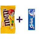 Набір: драже M&M's з арахісом 45 г + гумка жувальна Orbit Winterfresh драже 14 г