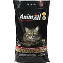 Уцінка. Деревний наповнювач для котячого туалету AnimAll 7.5 кг (111293) 