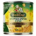 Уцінка. Кукурудза WellDar цукрова в зернах 425 мл (928488)