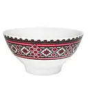 Пиала S&T Вышиванка красная и черная 14 см (30008-004)